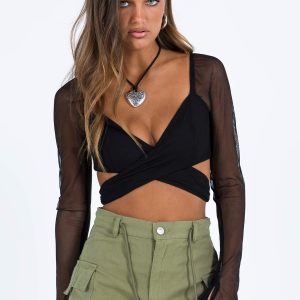 Eider Long Sleeve Top Black