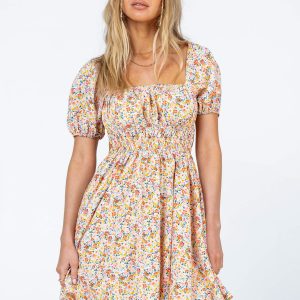 Lillian Mini Dress Multi Floral