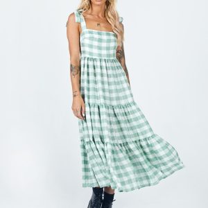 Rae Midi Dress Green