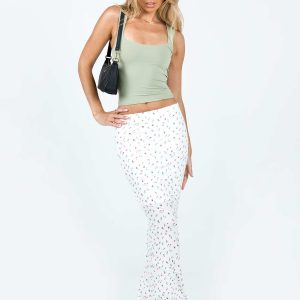 Oscar Maxi Skirt Floral