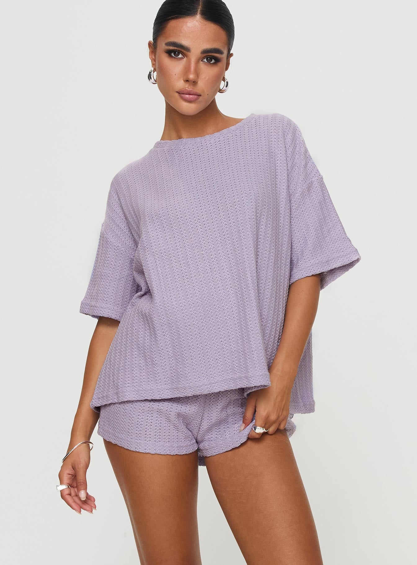 Cammie Knit Set Lilac - Image 2