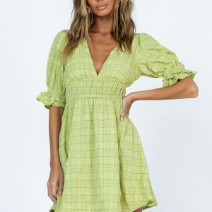 Chances Mini Dress Green