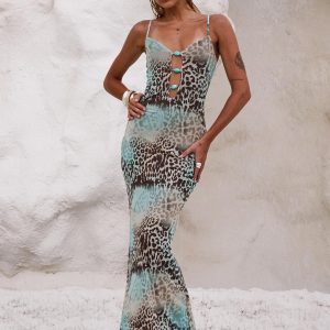 Mi Casa Maxi Dress Animal