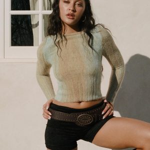 Cardenas Long Sleeve Top Green