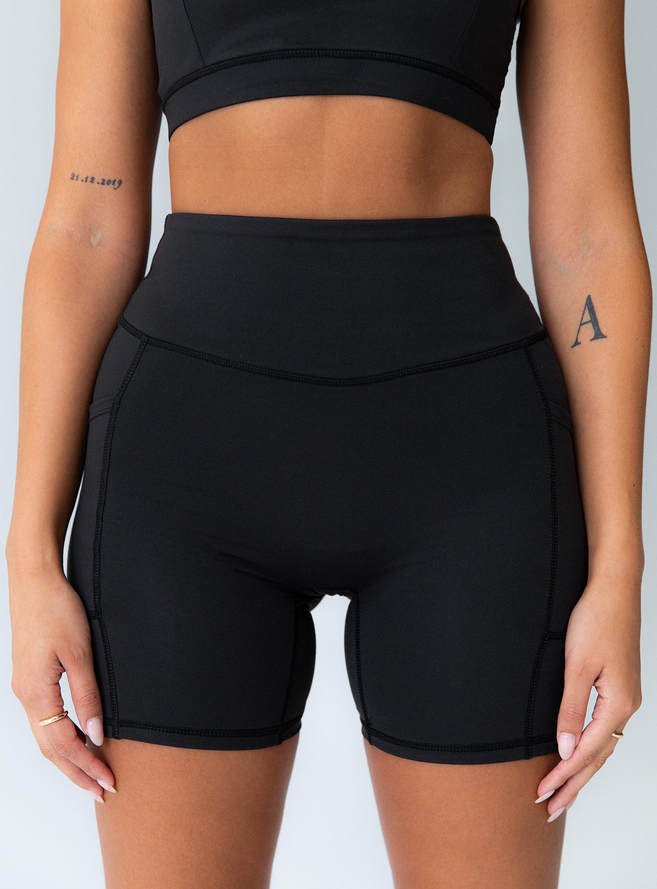 Conquer Activewear Shorts Black - Image 3