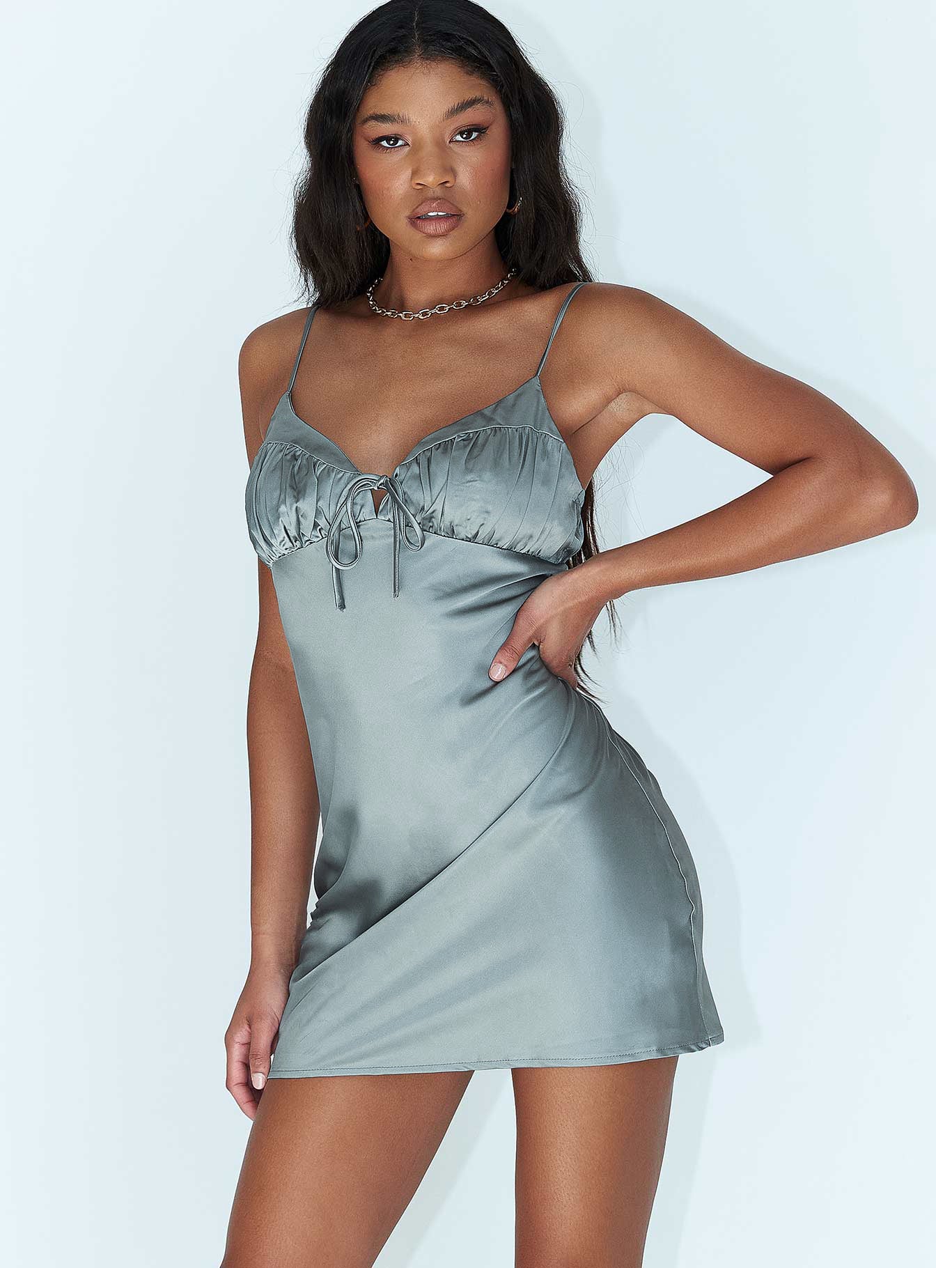 Hailee Mini Dress Blue