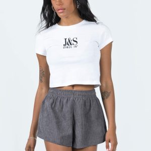 Beach House Shorts Cord Grey