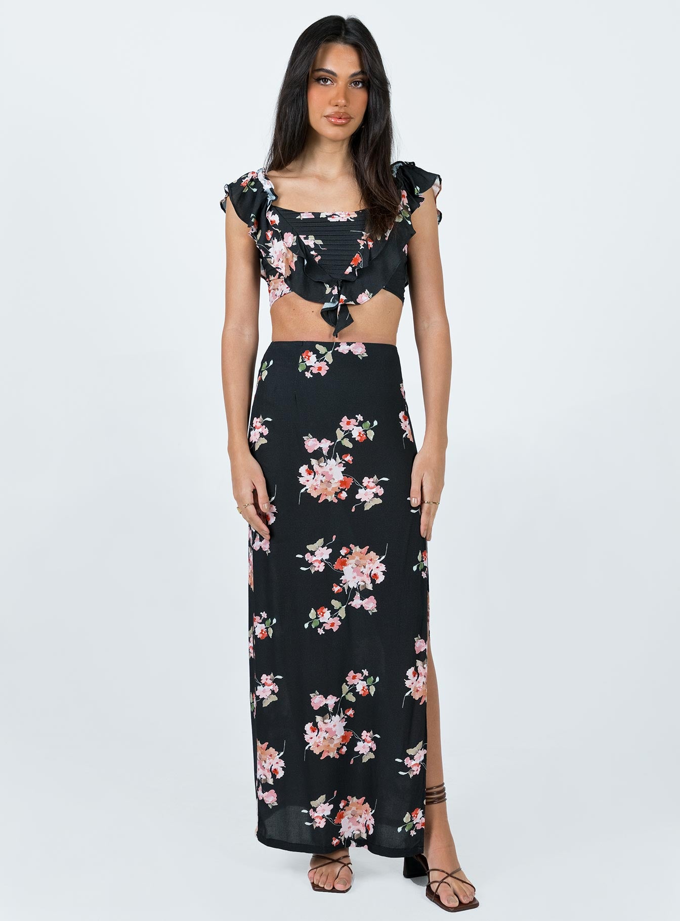 So Romantic Maxi Skirt Multi - Image 2