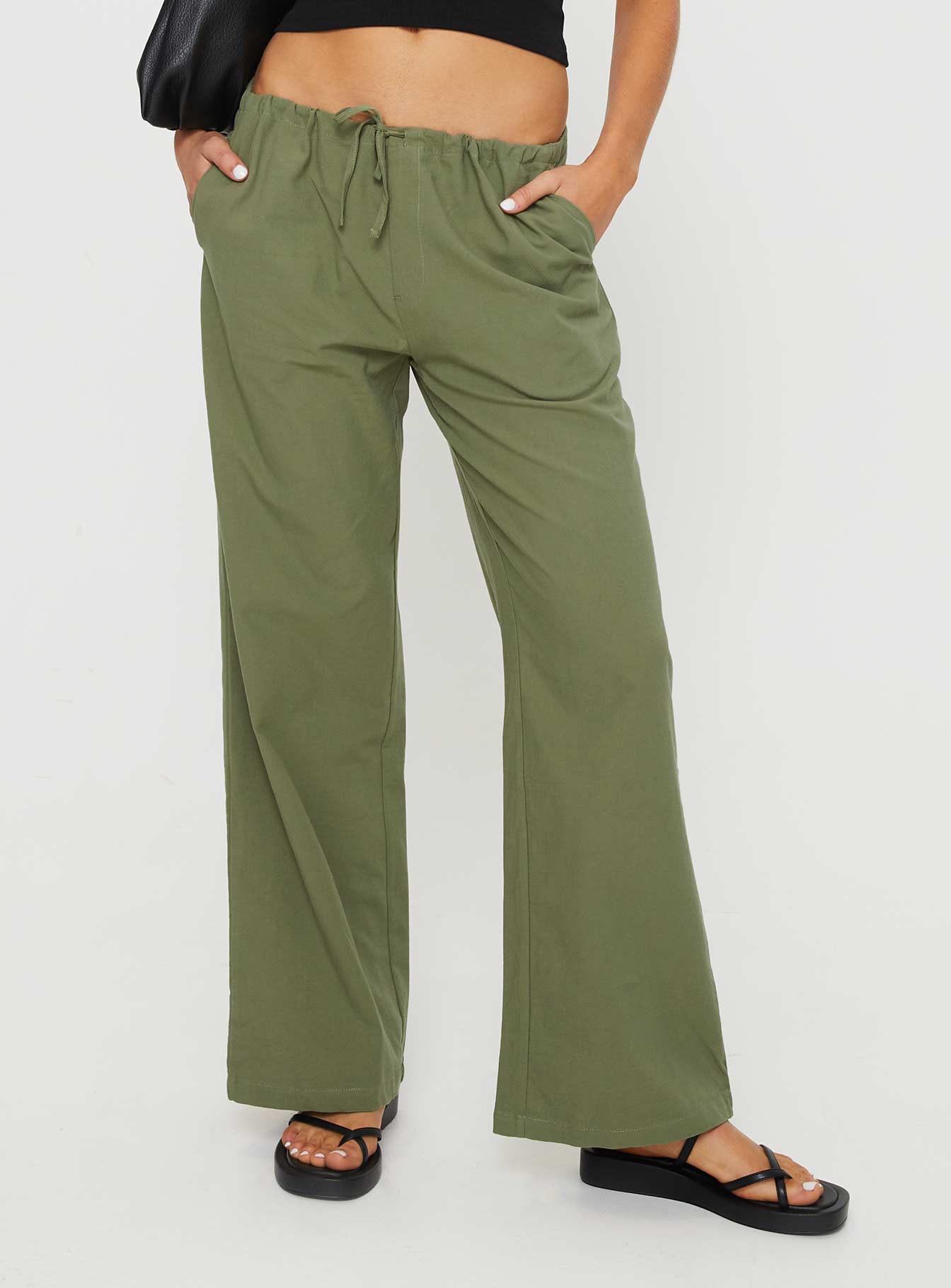 Nalinee Pants Olive - Image 2