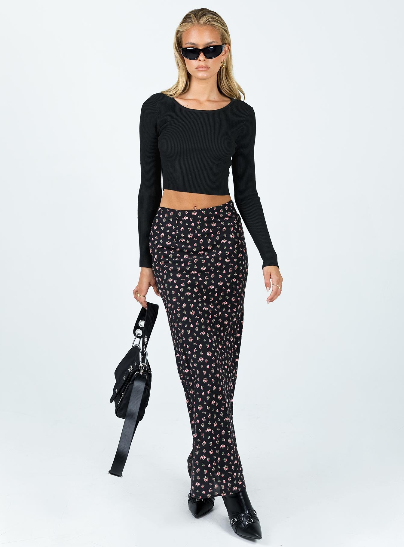 Sariah Maxi Skirt Black