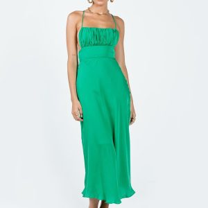 Veno Midi Dress Green
