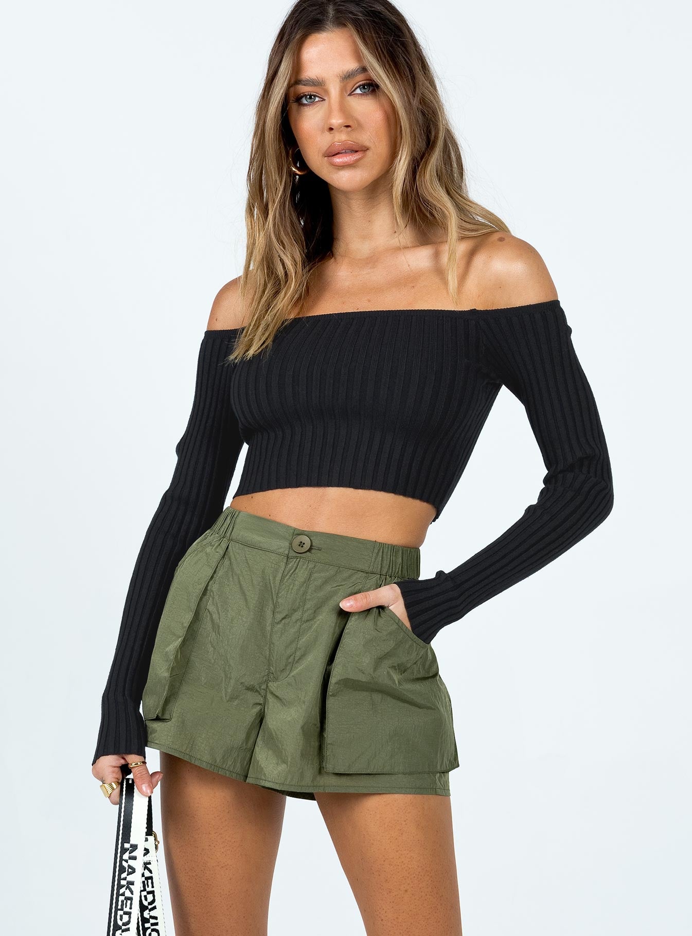 Damian Cargo Shorts Khaki - Image 2