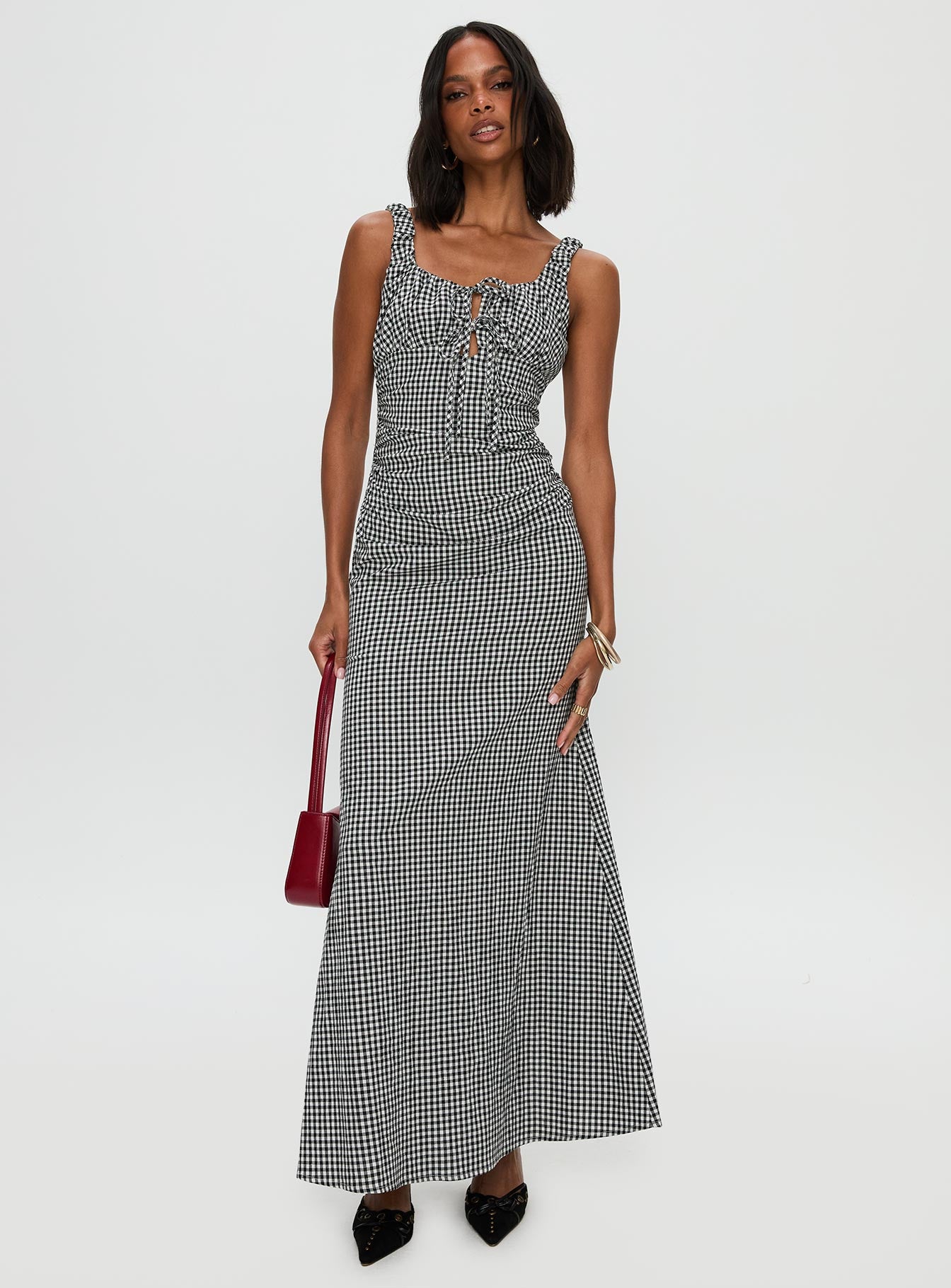 Roundtrip Maxi Dress Black / White - Image 2