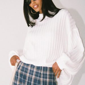 Innerbloom Oversized Sweater White