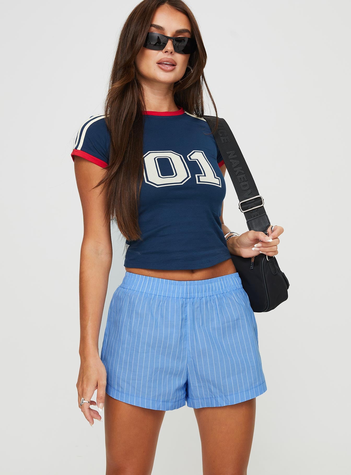 Maxxy Boxer Shorts Blue Stripe - Image 4