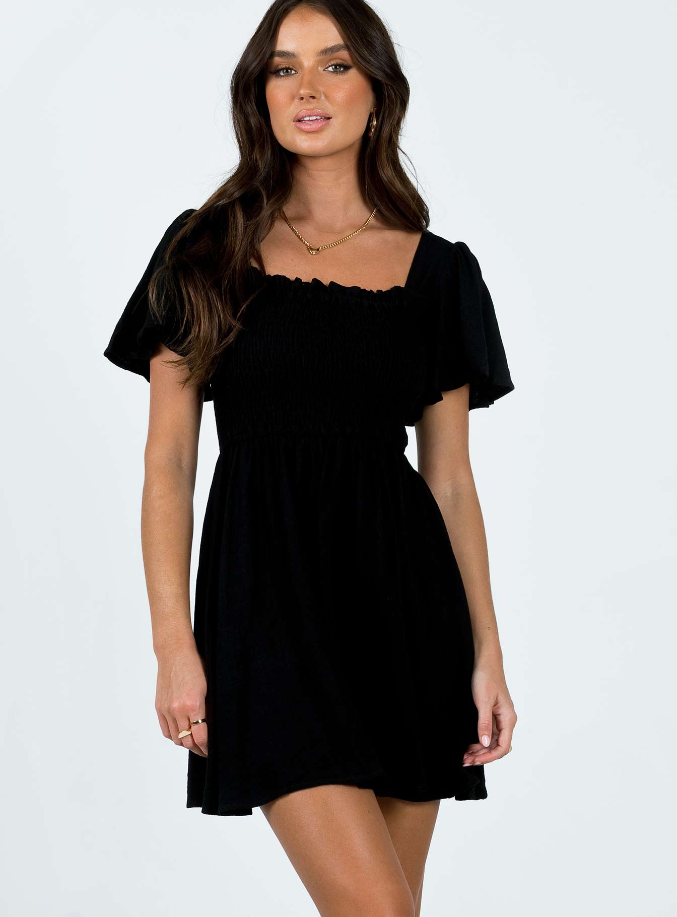 Imagine Mini Dress Black - Image 2