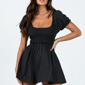 Everyday Sunshine Mini Dress Black