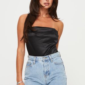 Colben Strapless Bodysuit Black