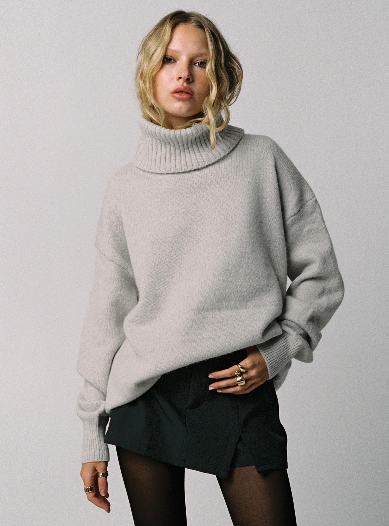 Deuce Split Skort Black - Image 8