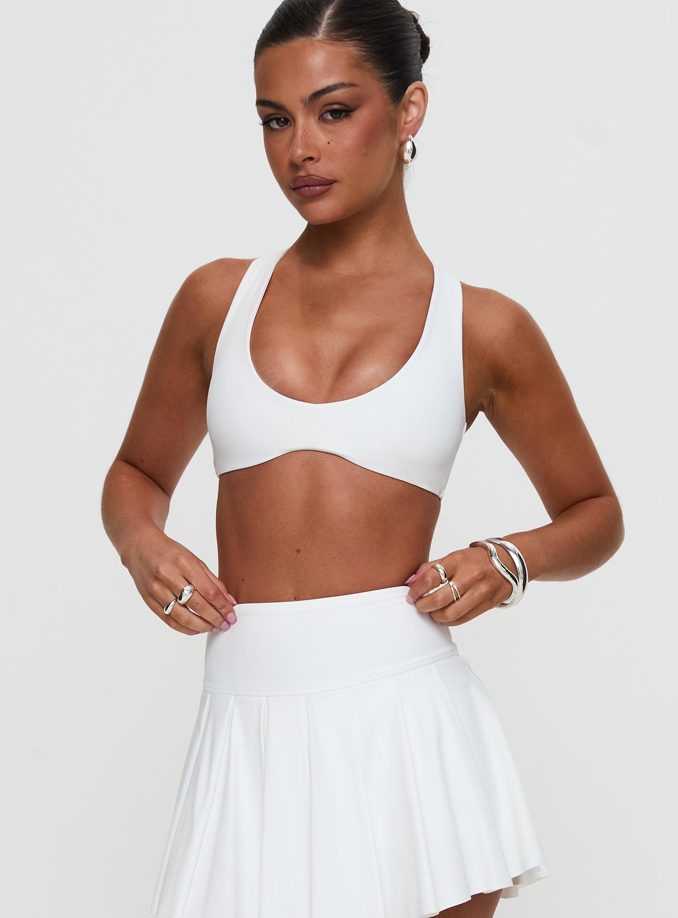 Pulse Active Halter Crop White - Image 2