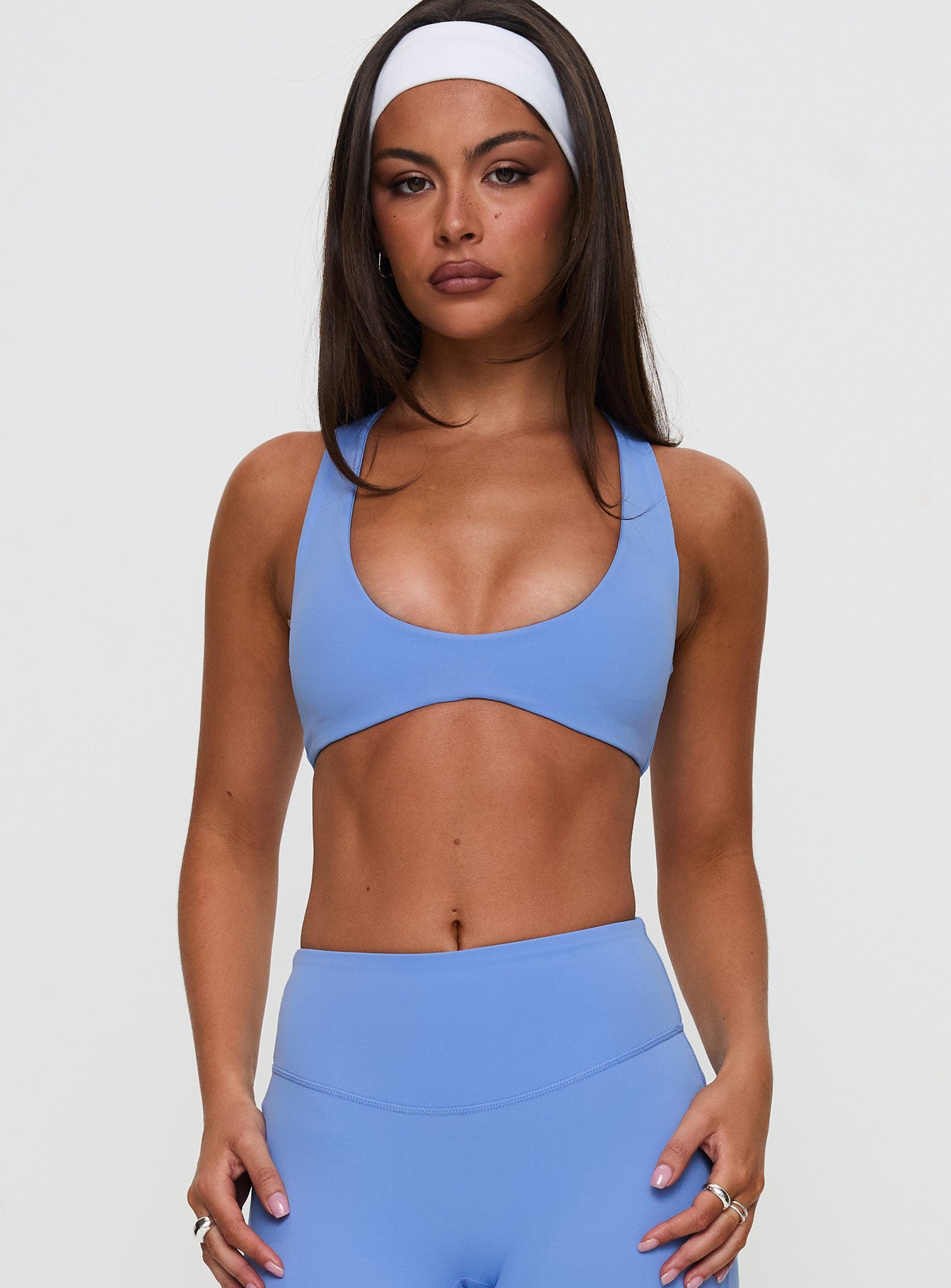 Pulse Active Halter Crop Blue - Image 2
