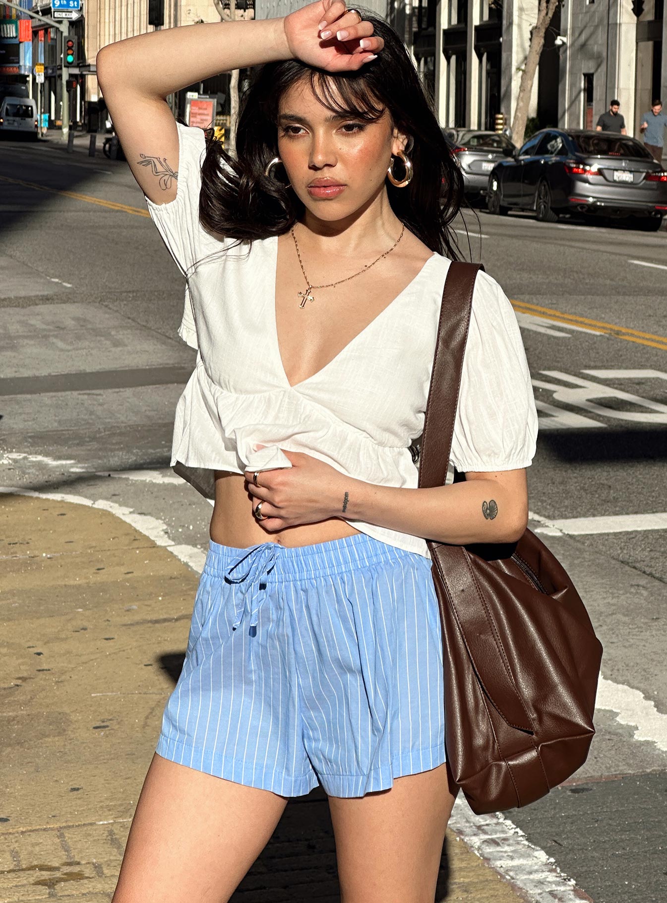 Maxxy Boxer Shorts Blue Stripe - Image 11