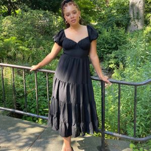 Danny Midi Dress Black