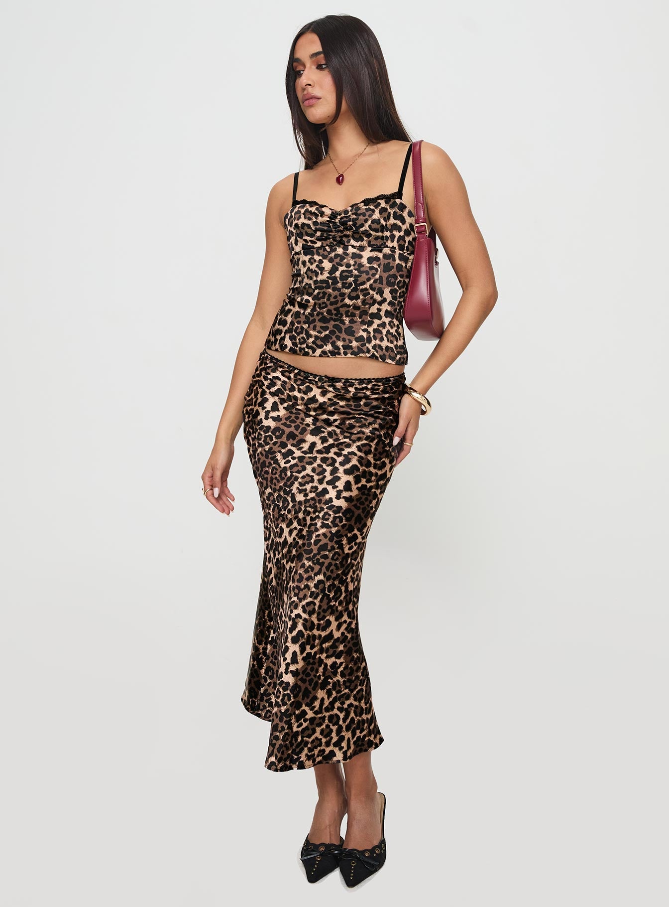 Enigmatic Maxi Skirt Leopard - Image 2
