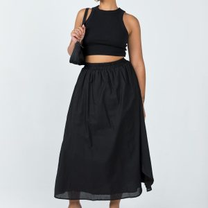 Leonie Maxi Skirt Black