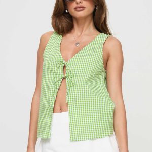 Give Me A Sign Top Green