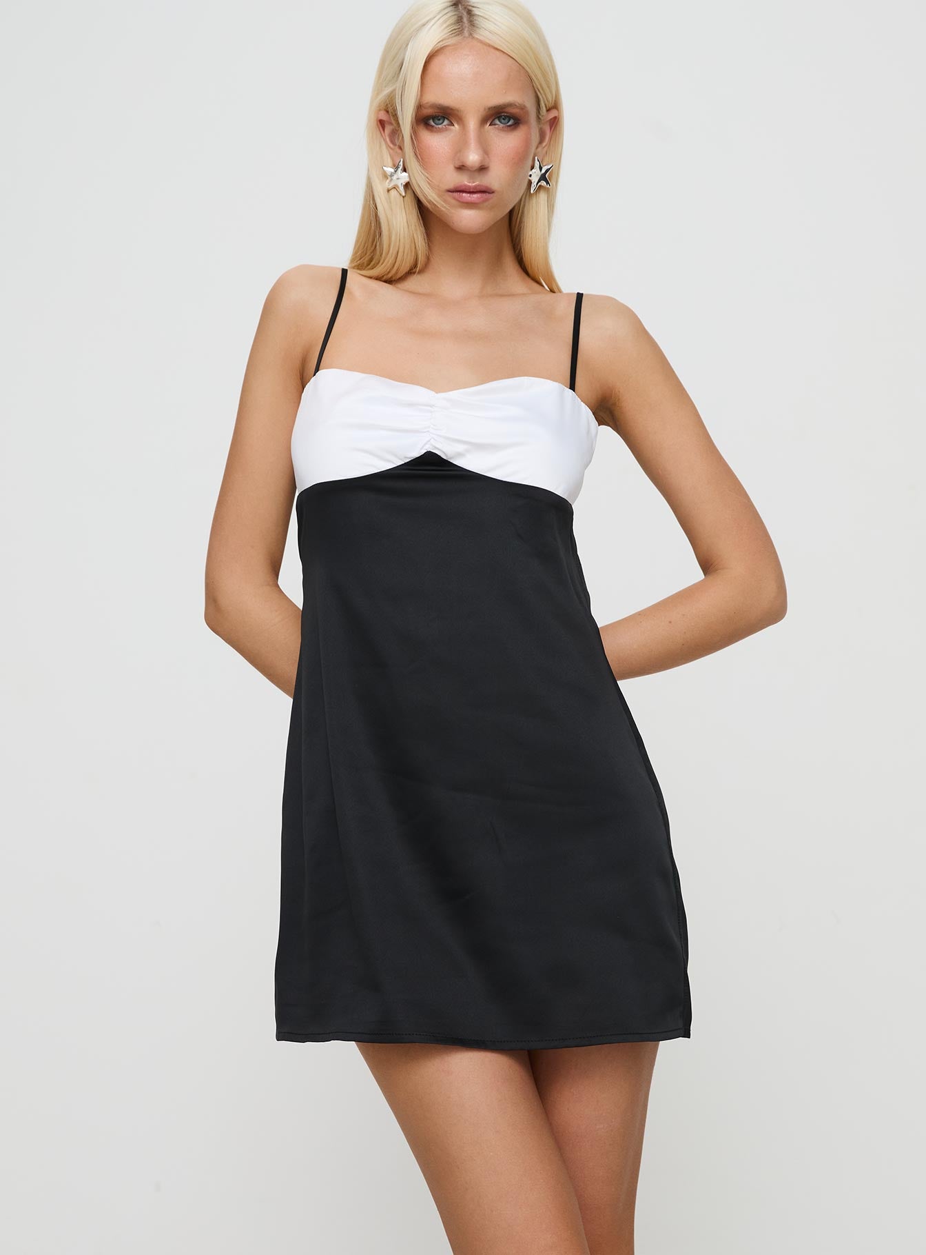 Fabulous Mini Dress Black / White - Image 2