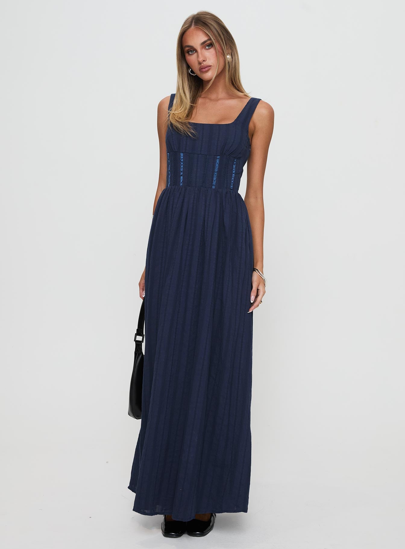 Lorinda Maxi Dress Navy - Image 2