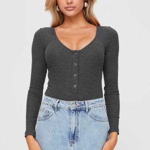 Barlise Bodysuit Grey