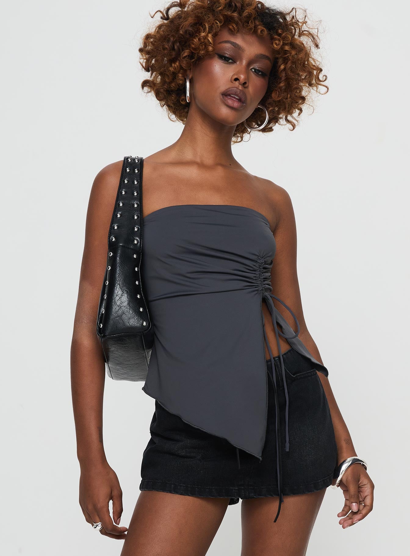Dessy Strapless Top Slate - Image 2