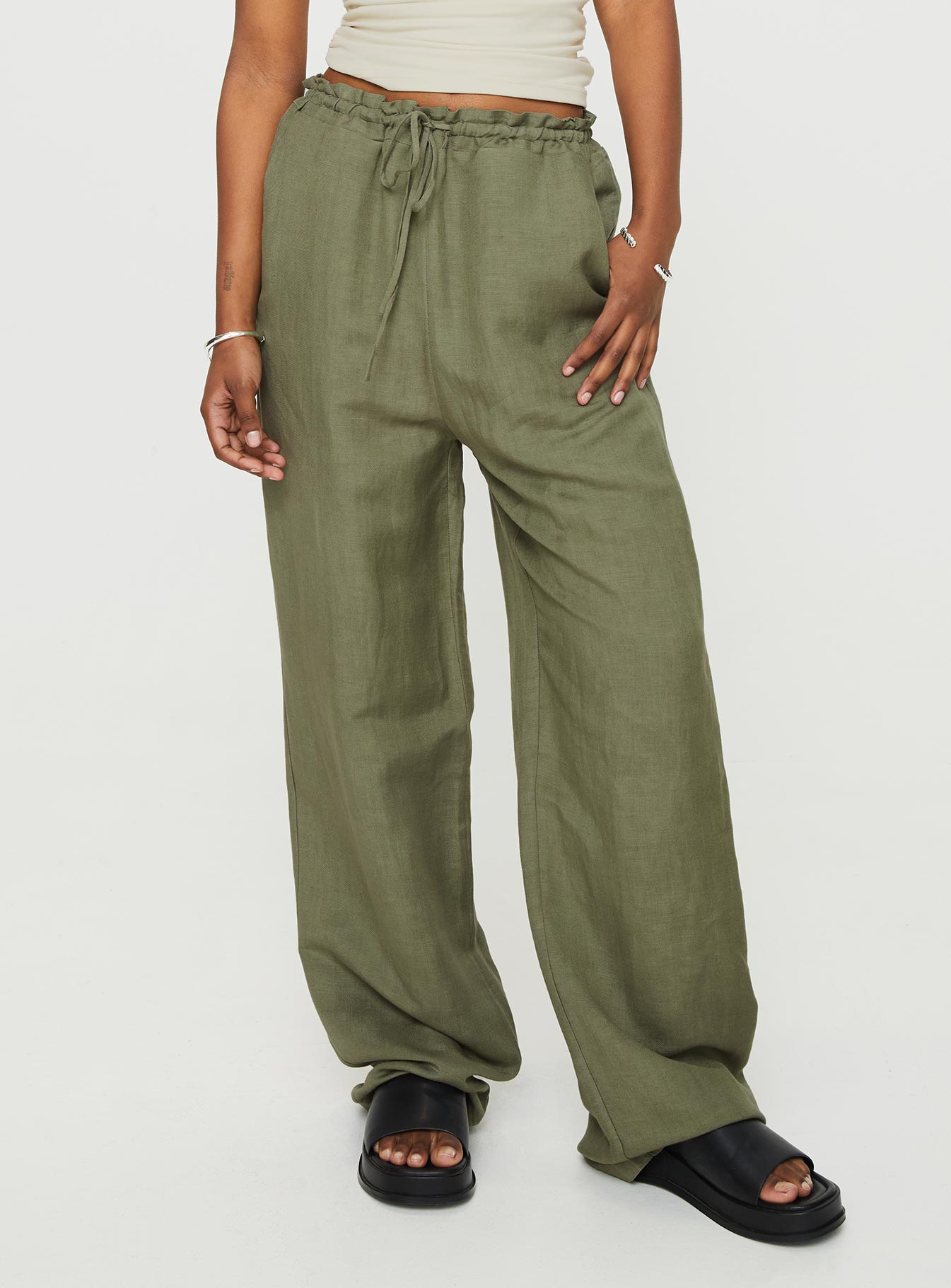 La Palma Pants Khaki - Image 2