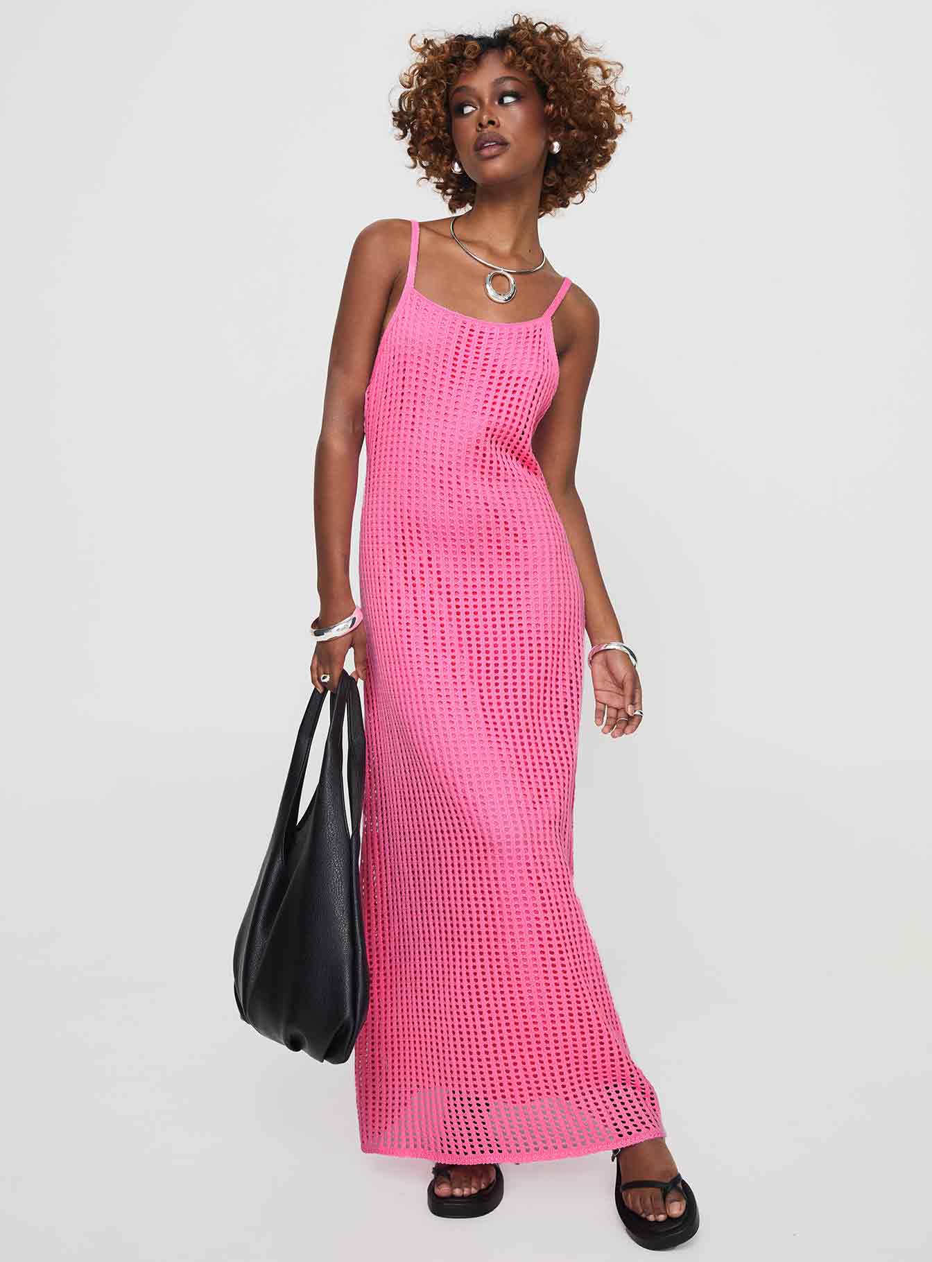 Maribelle Maxi Dress Pink - Image 2