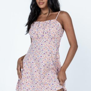 Season Of Love Mini Dress Orange