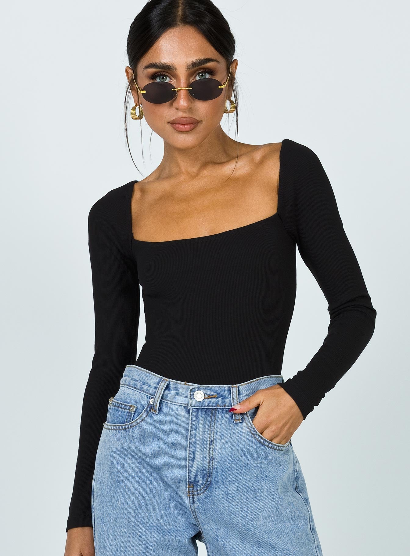 Charlotte Bodysuit Black - Image 2