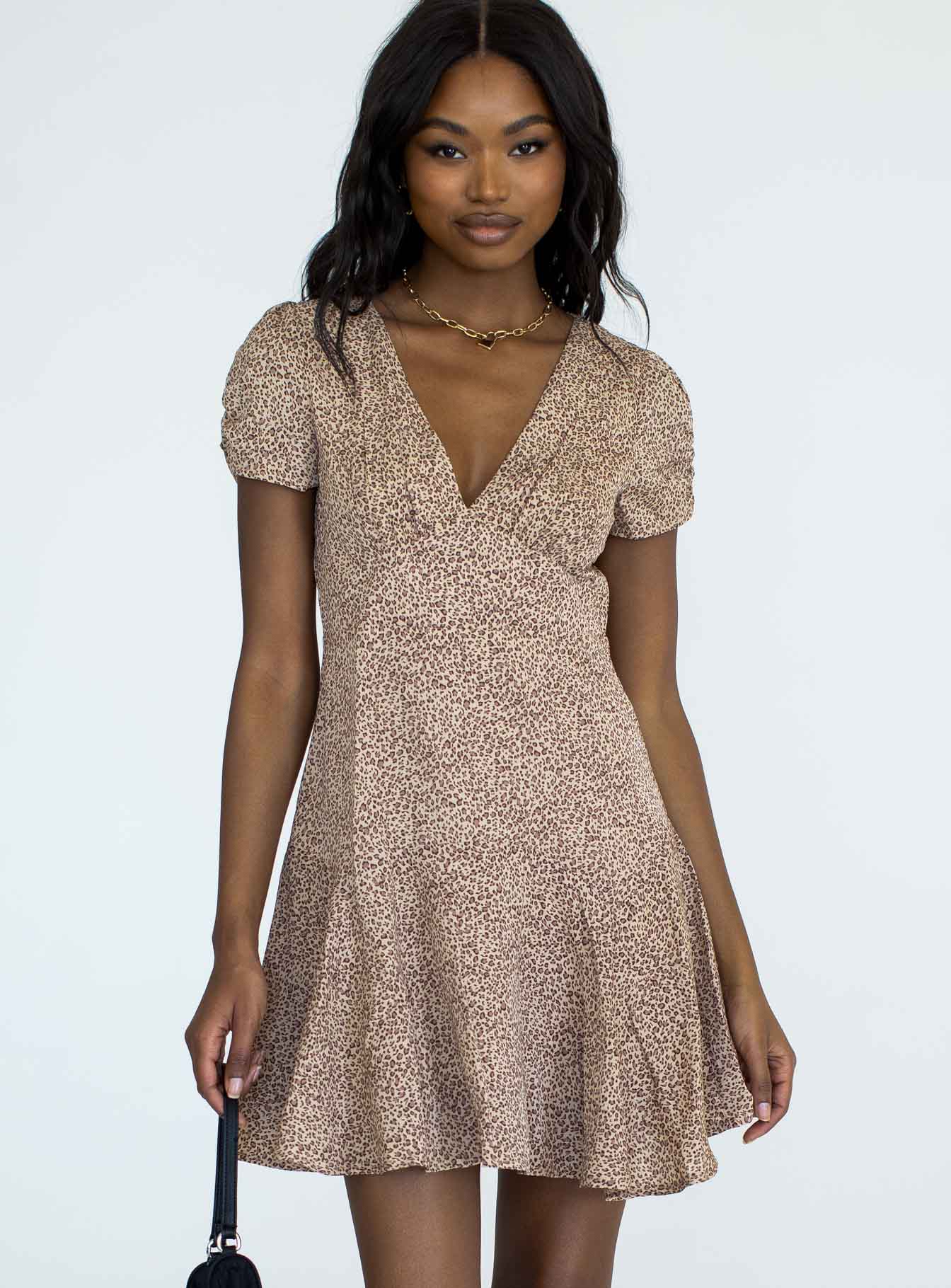 The Sting Mini Dress Leopard - Image 2