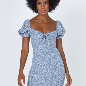 Cynthia Mini Dress Blue
