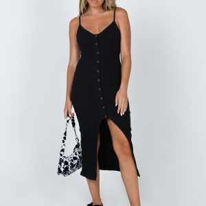 Muir Midi Dress Black