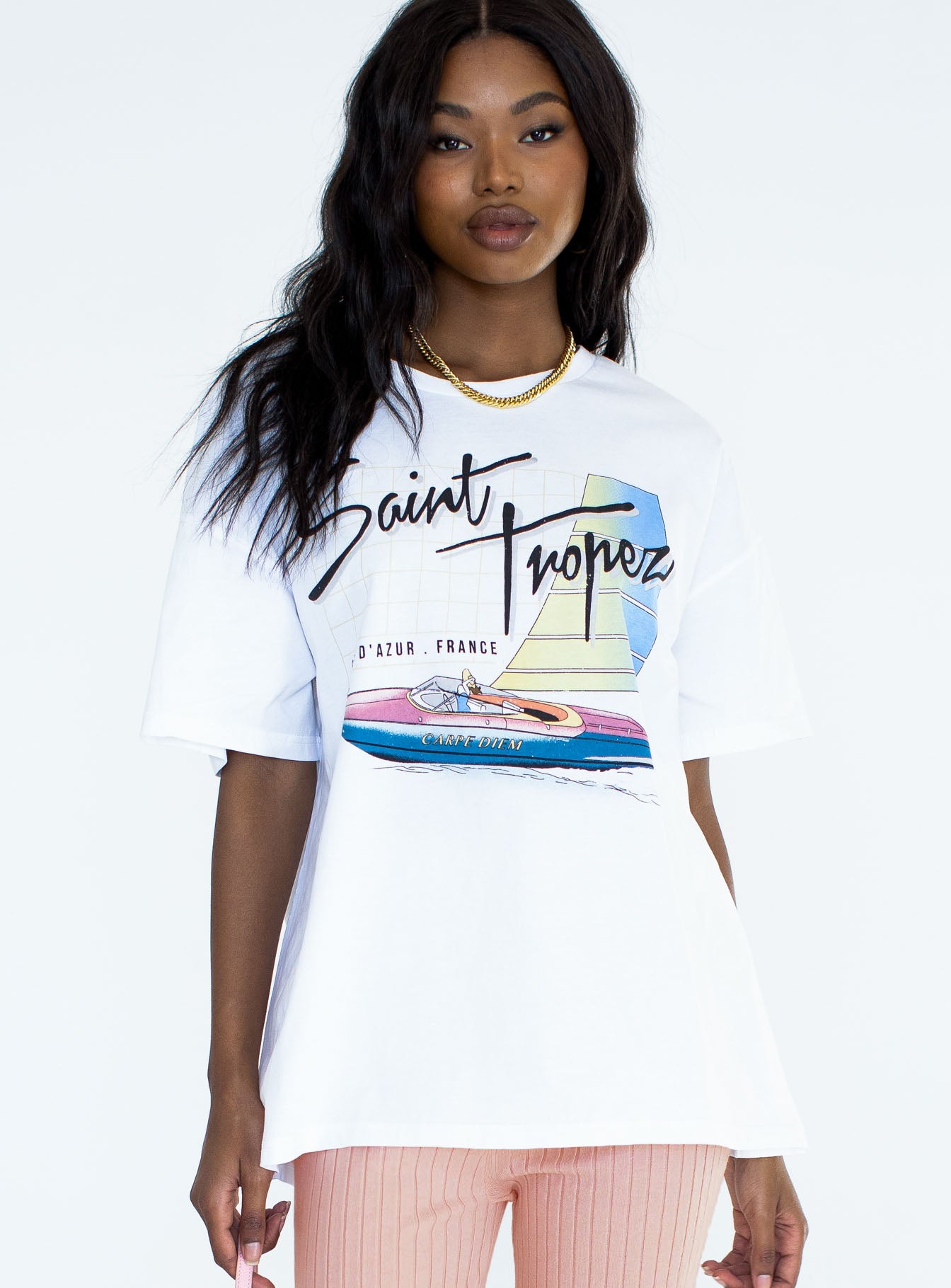 Saint Tropez White Tee