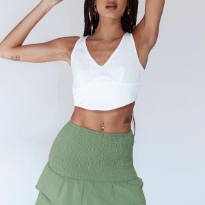 Lillie Mini Skirt Green