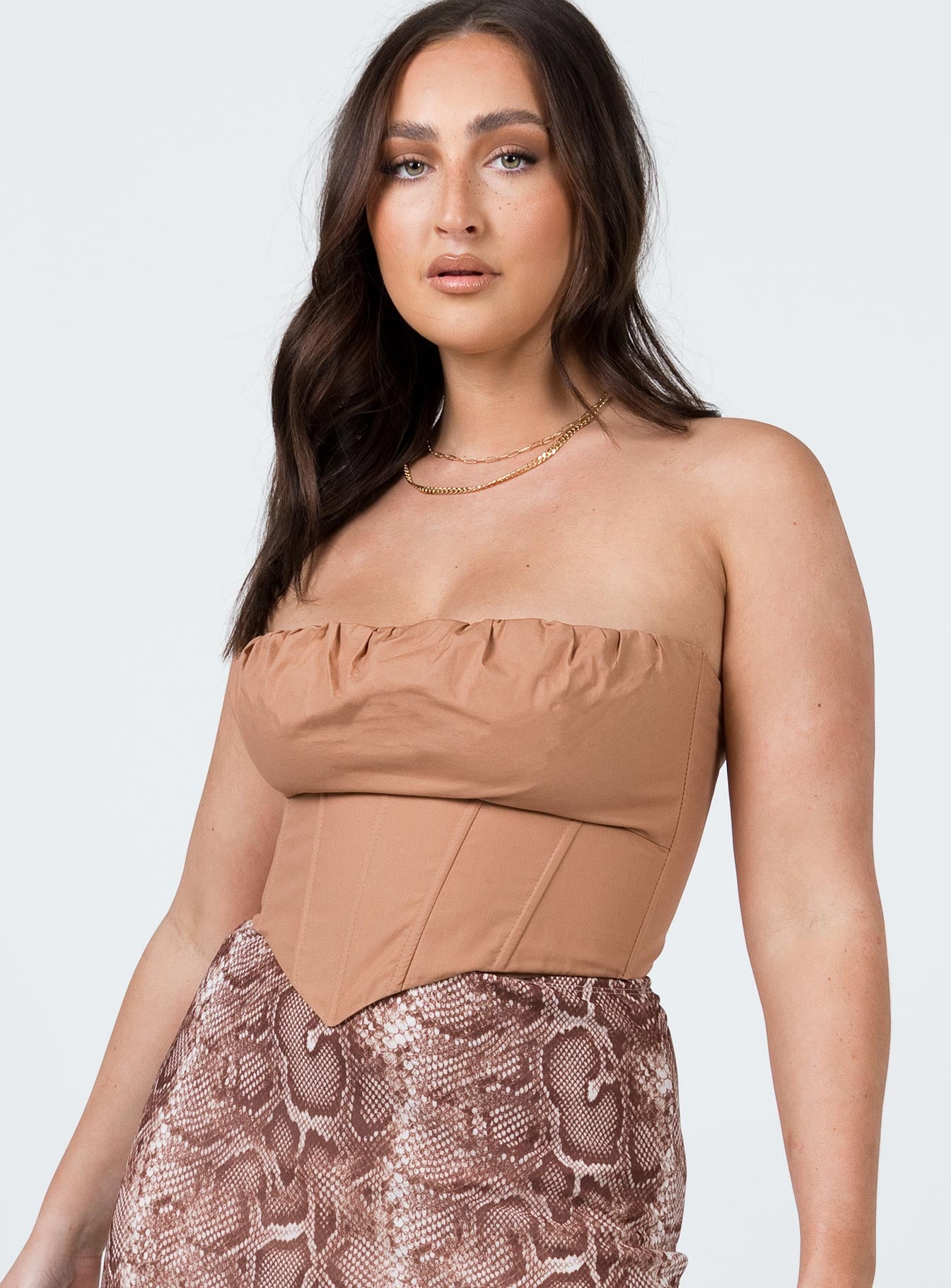 Bad Gal Bustier Brown - Image 2