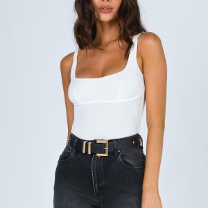 Crosby Bodysuit White