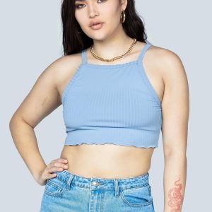 TWIIN Lennon Tankini Top Blue