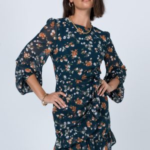 Meral Mini Dress Teal