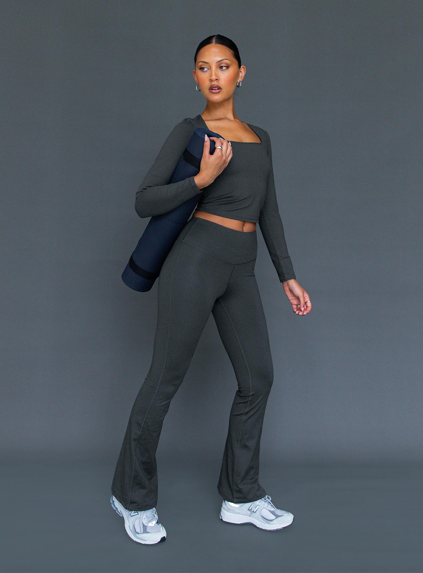 Integrity Activewear Yoga Pants Grey - Image 2