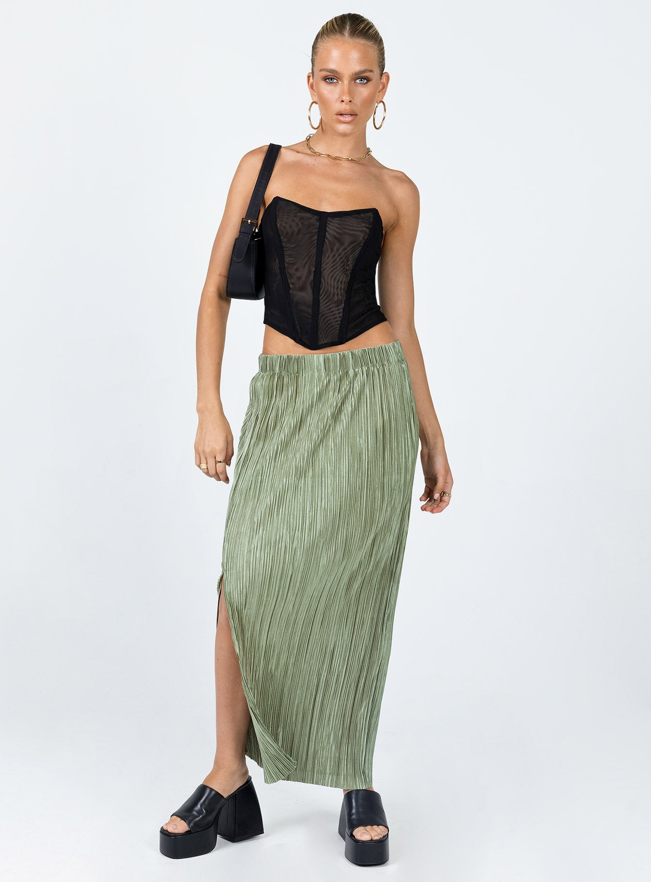 Azriel Strapless Bustier Black - Image 3