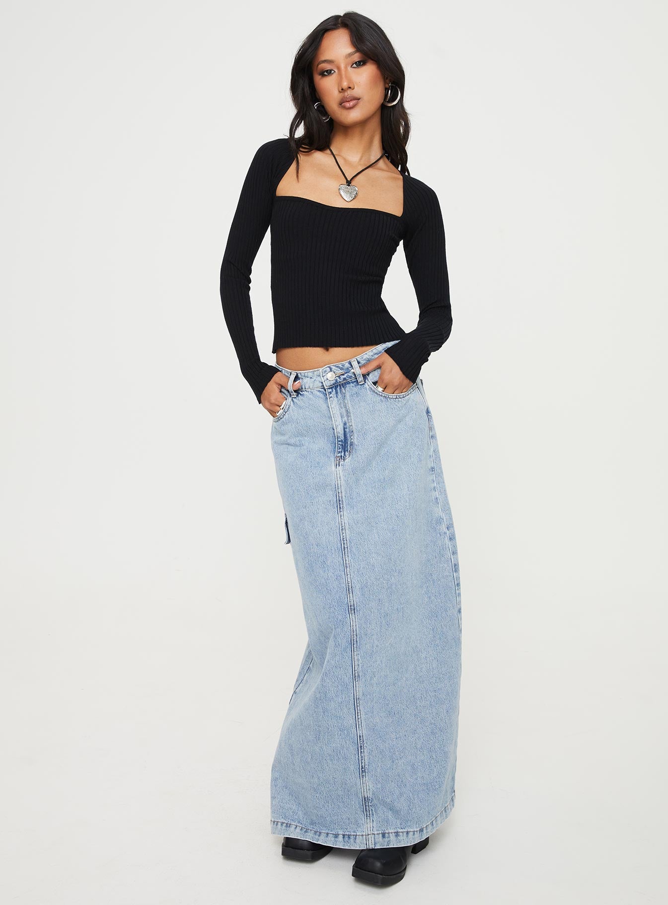 Mavins Long Sleeve Top Black - Image 3